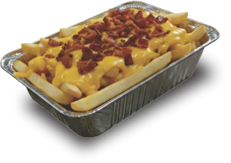 Papas cheddar y panceta